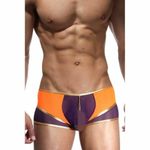 Мужские трусы хипсы фиолетово-оранжевые Cosmos Colors  L30POG