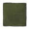 Blok Подушка из зеленого вельвета с широким швом 60 x 60 см