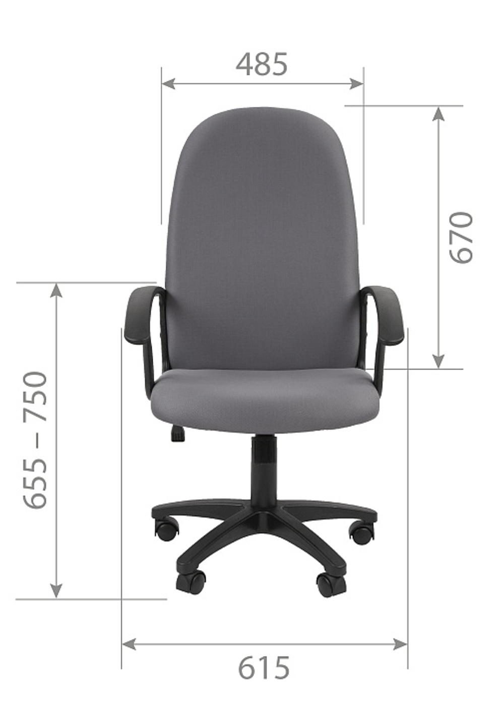 Офисное кресло CHAIRMAN 289 NEW, ткань OS