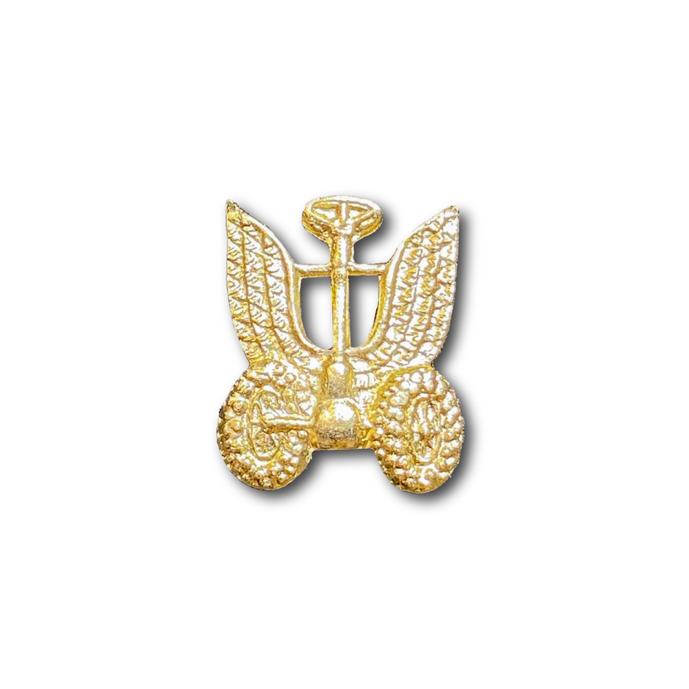 Эмблема ( Знак ) Петличная ( Петлица ) Автомобильных Войск СССР ( обр. 1969 г. ) Золотая | ATRIBUTICASTORE.RU
