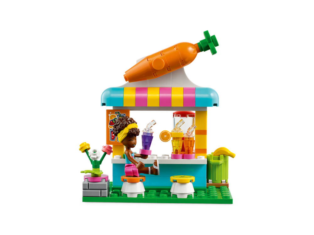LEGO Friends 41701 «Рынок уличной еды» — фудкорт, друзья и вкусные сюжеты