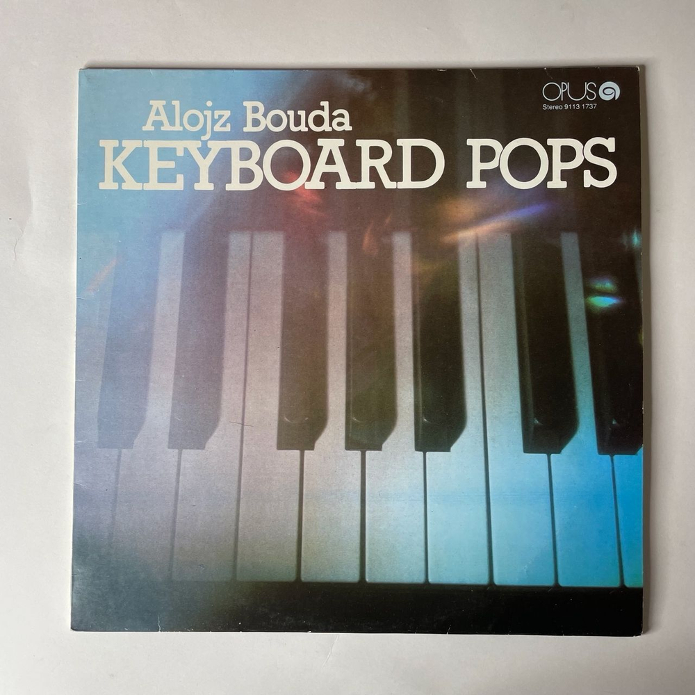 Винтажная виниловая пластинка Alojz Bouda Keyboards Pops (Чехословакия 1987)