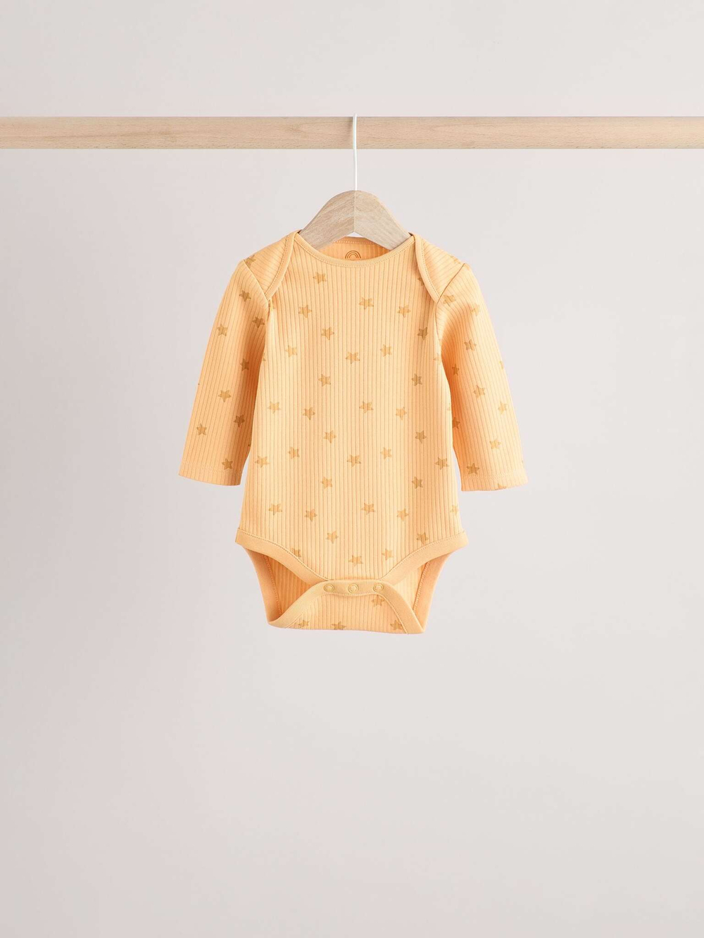 Боди с длинным рукавом для малышей Next B46-232, 5 шт., Зеленый, Желтый, Синий