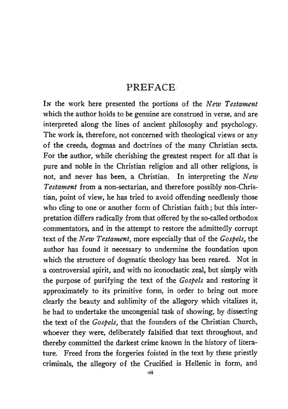 The Restored New Testament. The Hellenic Fragments, Freed from the Pseudo-Jewish Interpolations | James Morgan Pryse