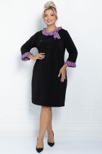 Платье Жемчужина (черно-сиреневое) П11422 LT Collection