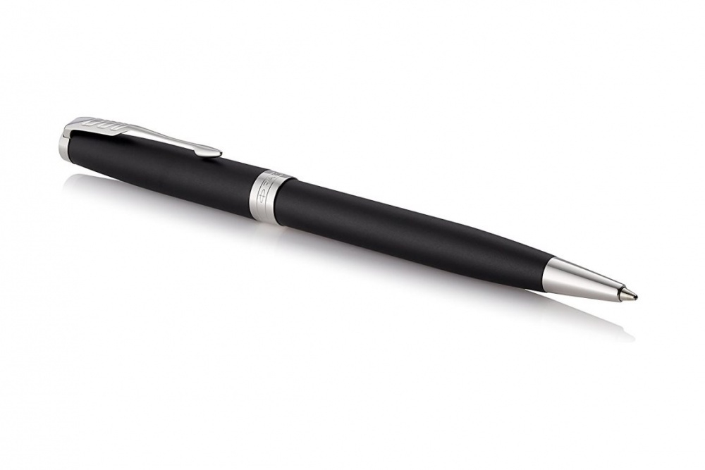 Шариковая ручка Parker Sonnet 1931524, Matte Black CT, стержень: M, цвет чернил: black , в подарочной упаковке