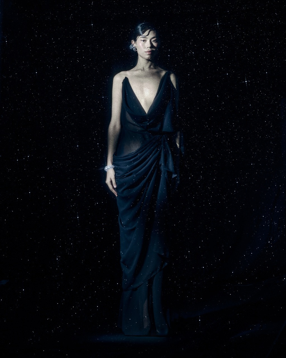 Платье из шифона