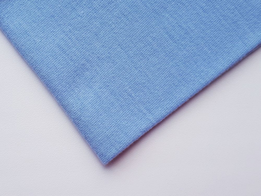 Кулирная ткань (100%- х/б) 15х15см, голубой, ШТ