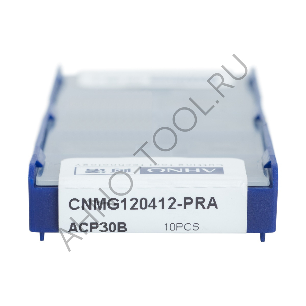 Пластина твердосплавная ISO CNMG120412-PRA ACP30B AHNO по стали, черновая