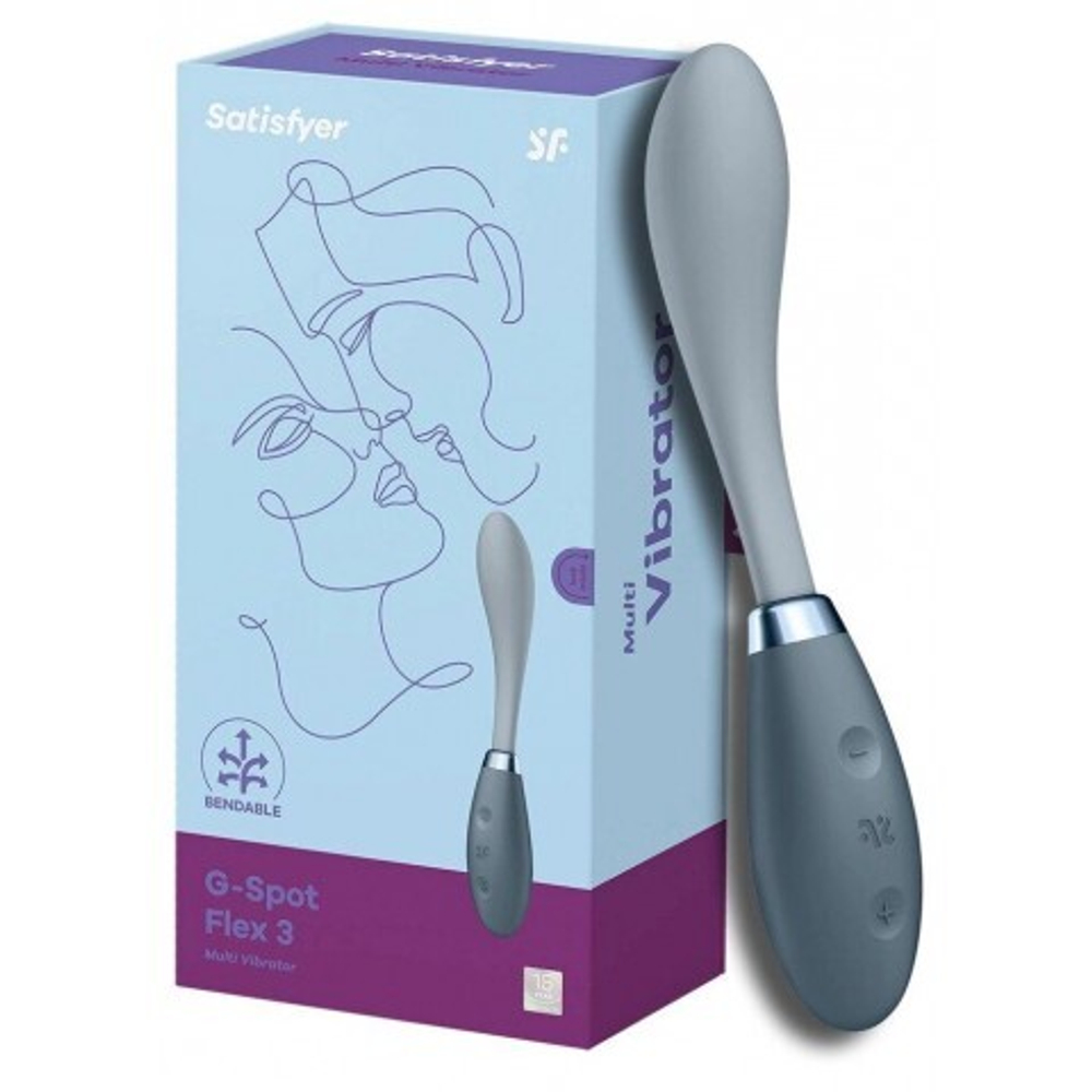 Мульти вибратор Satisfyer G-Spot Flex 3 серый