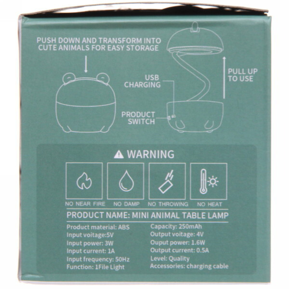 Светильник General, 60Вт, Е27, настольный красный (в пакете)