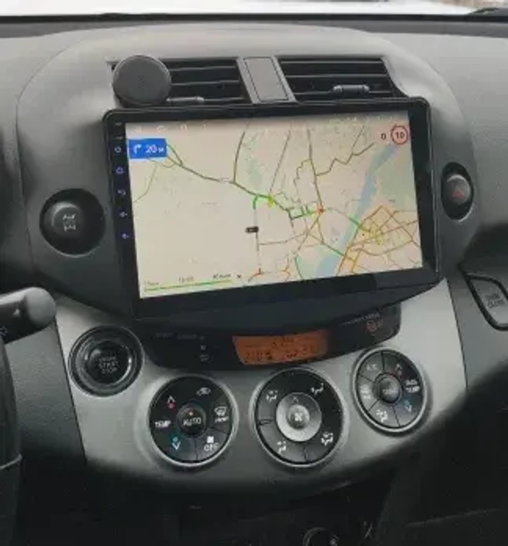 Магнитола для Toyota RAV4 3 2005-2012, Vanguard - FarCar DX018M монитор 10" IPS на Android 13, 4+64Гб, CarPlay