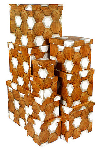 Коробка Куб 16*16*16см Шесть граней дерева 1шт