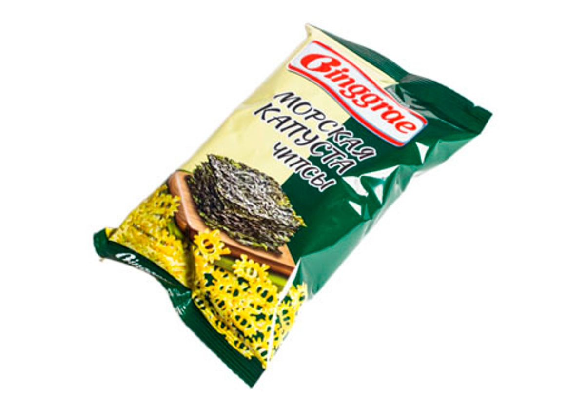 Чипсы Binggrae морская капуста, 40г