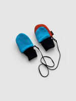 Легкие варежки (лазурный синий)