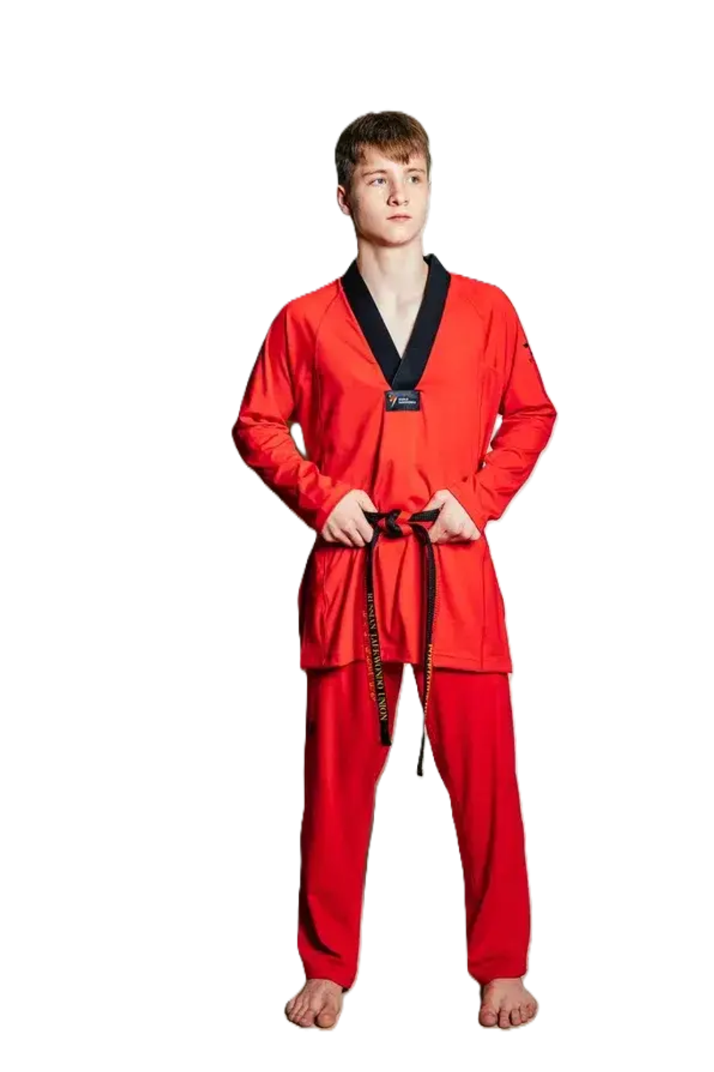 Добок WT Tusah Evo Uniform Male Dan красный