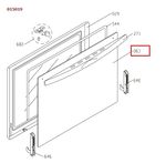 Стекло двери ( внешнее) духовки Gorenje 182024