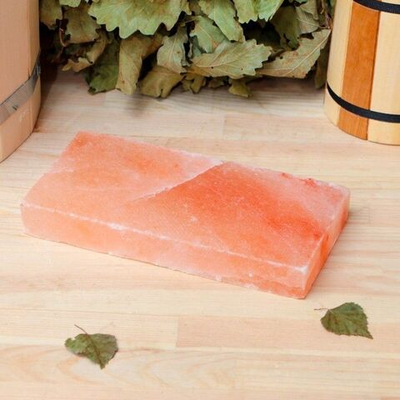 Шлифованный кирпич из гималайской соли - 1200 гр. (Цвет: не задано)