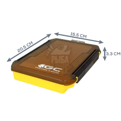 Коробка GC Lure Case Double Lock LC-2015 для воблеров и мелочи