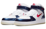 Кроссовки Nike Air Force 1 Qs "Iuniversity Red And Midnight Navy"