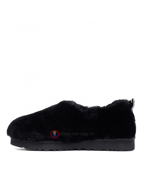 HAILEY FLUFF SLIPPERS Black