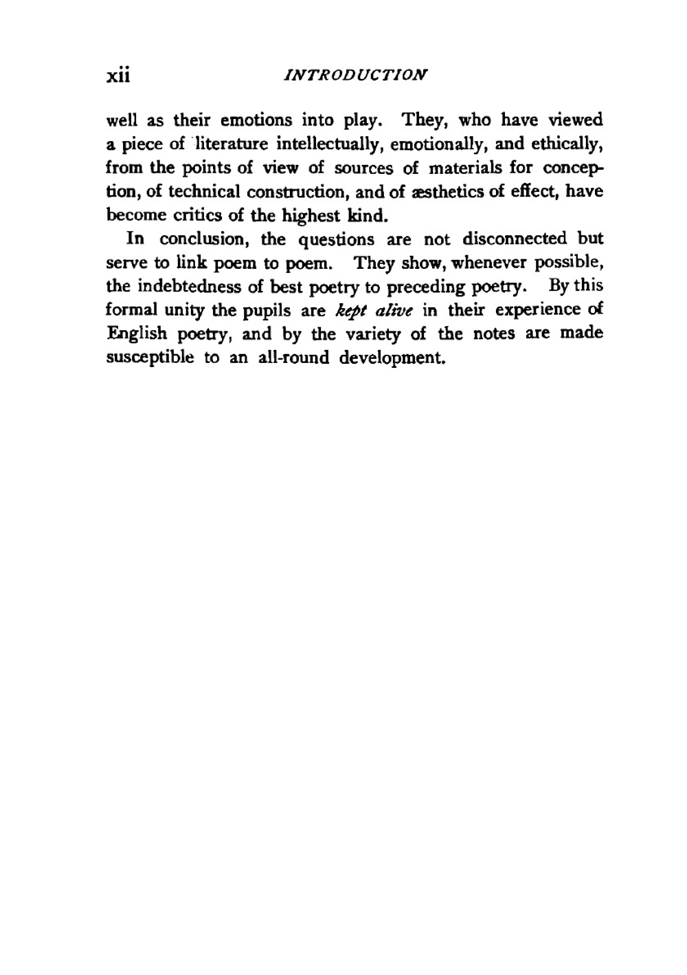 Anthology of English poetry | Robert Naylor Whiteford