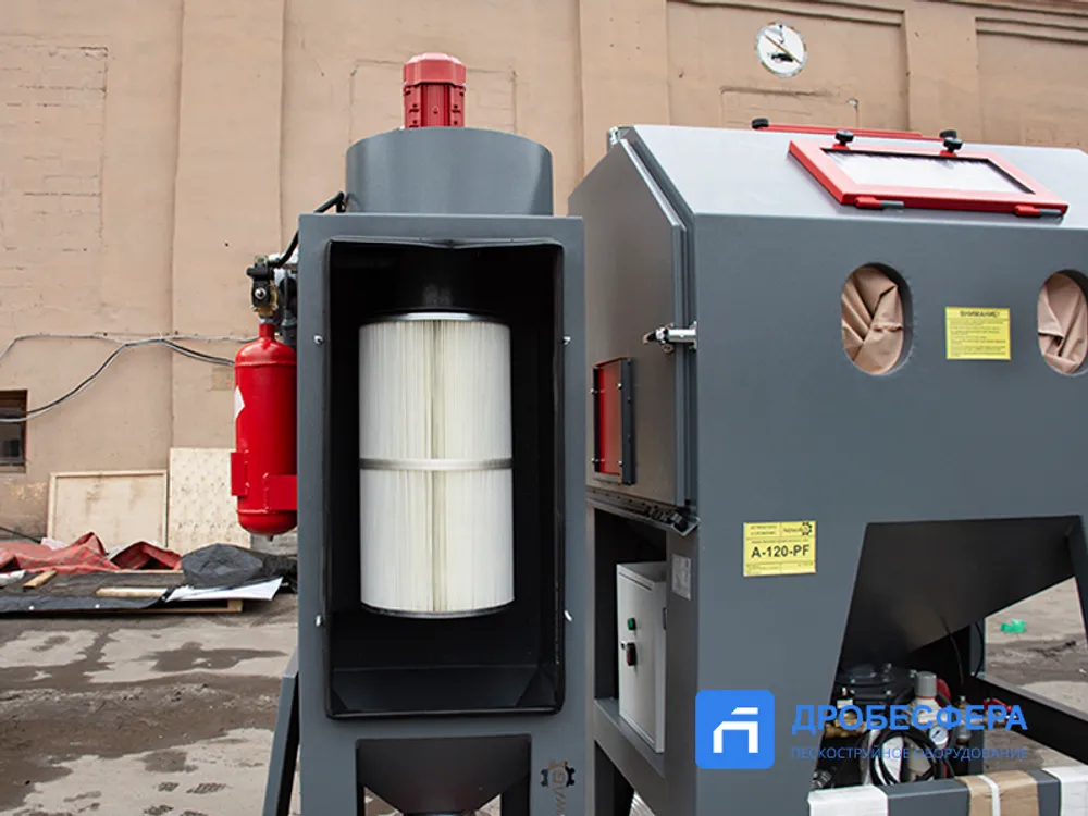 Доступное решение в комплекте: пескоструйная камера + компрессор