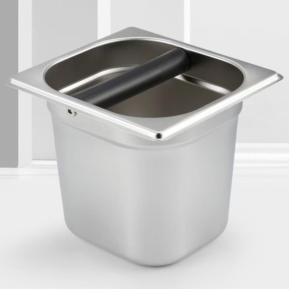 Нок-бокс для сброса кофейного жмыха 17*16*15,2 см нерж. P.L. Barbossa
