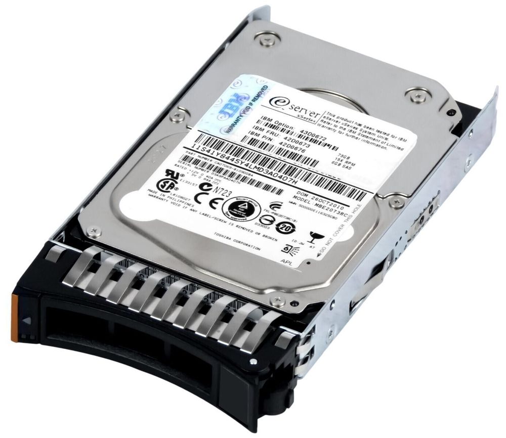 Жесткий диск IBM 73G 15K SAS 2.5&quot; 6G 42D0672