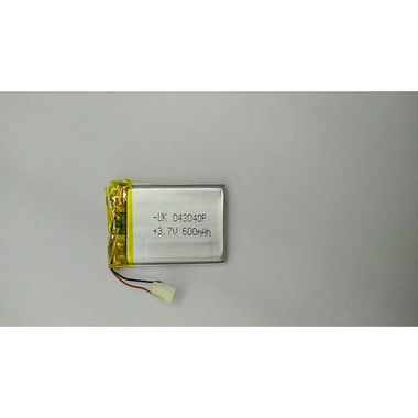 Battery 043040P 3.7V 600mAh Lipo Lithium Polymer Rechargeable Battery (4*25*30mm) MOQ:10