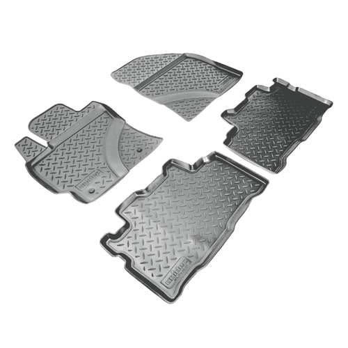 Ковры в салон Norplast/Unidec для Toyota Verso в кузове AR2 (2009-)Полиуретан,Серый, арт.NPL-Po-88-80-G