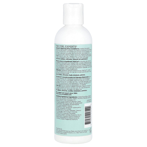 Ouidad, VitalCurl® +, балансирующее ополаскивание, кондиционер, спиральные локоны, 250 мл (8,5 жидк. унц.)