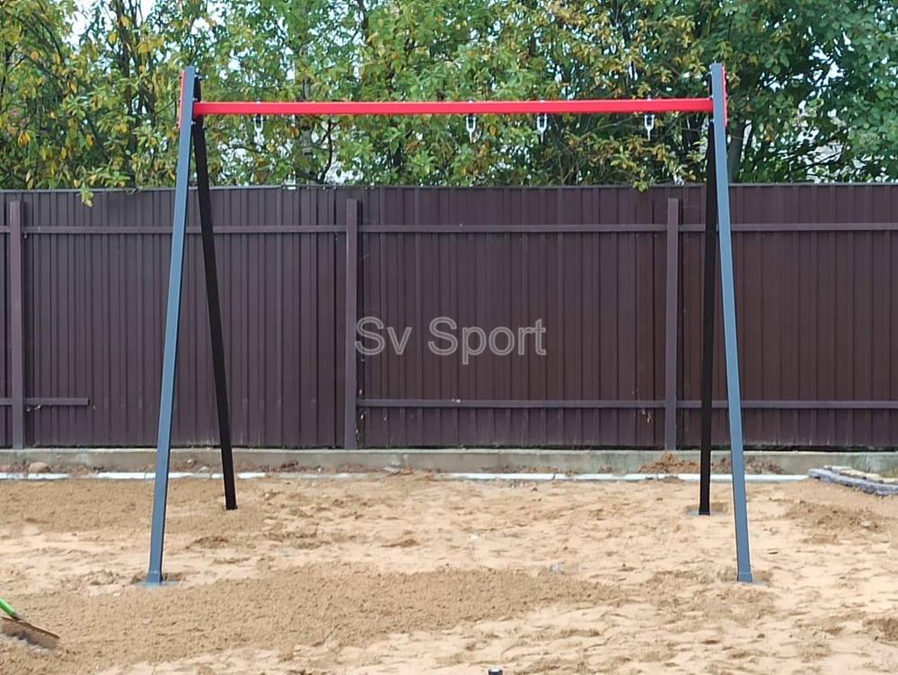 Монтаж уличных качелей Sv Sport