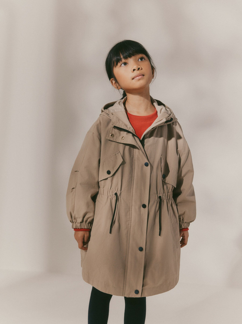 Куртка непромокаемая для девочки Next E25-197, Песочный