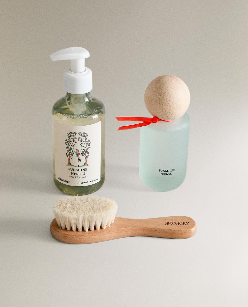 ZARA HOME НАБОР ДЕТСКИХ ТУАЛЕТНЫХ ПРИНАДЛЕЖНОСТЕЙ, РАЗНОЦВЕТНЫЙ