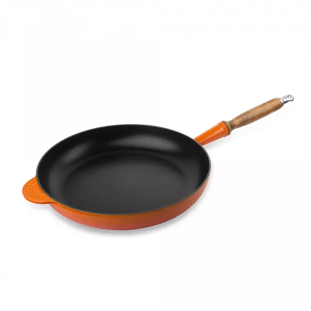 Чугунная сковорода Le Creuset, Оранжевая