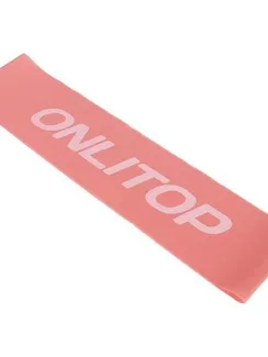 Фитнес-резинка, 30,5 х 7,6 см, толщина 3,5 мм, нагрузка до 3 кг, цвет розовый