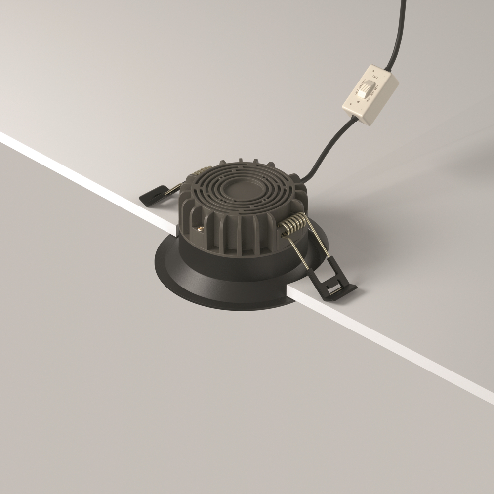 Встраиваемый светильник Technical DL055-8W3-4-6K-B