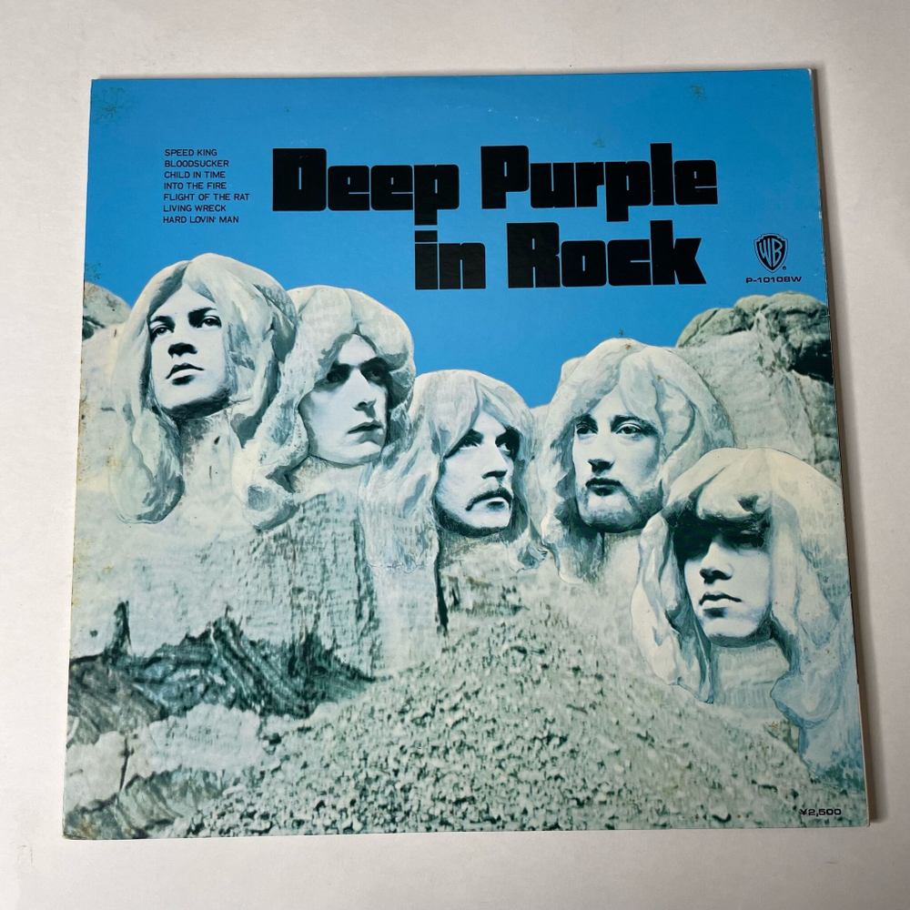 Винтажная виниловая пластинка LP Deep Purple In Rock (Japan 1976) (Obi) Child In Time