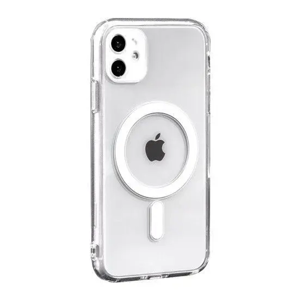 Чехол-накладка Mobile Case Magsafe Series для Apple iPhone 11 пластиковый (белый)