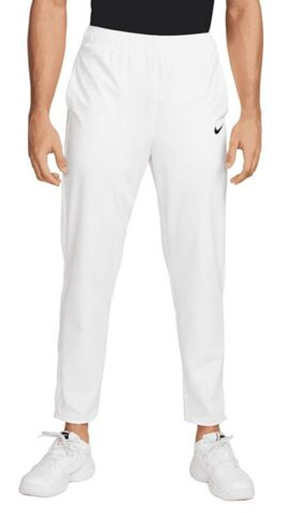 Мужские теннисные штаны Nike Court Advantage Trousers - white/black