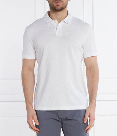 Поло slub BOSS ORANGE - белый(50511224)