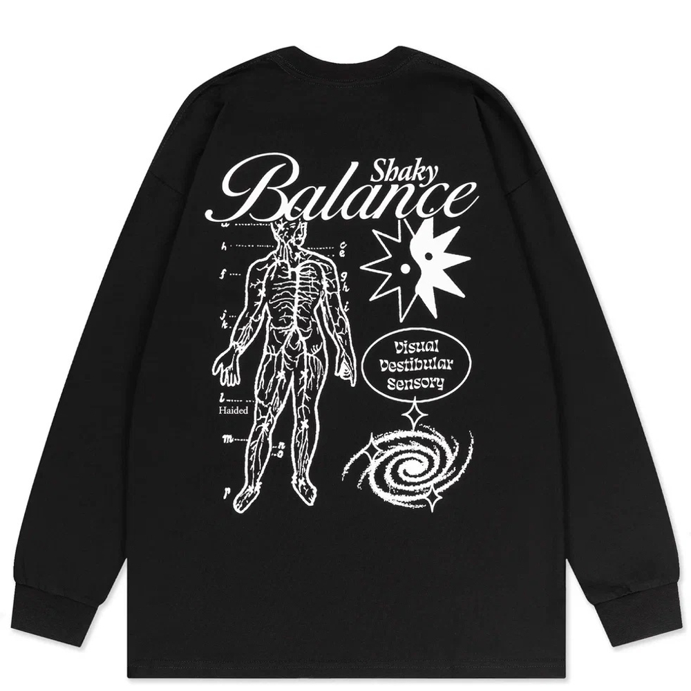 Лонгслив Haided BALANCE RLXD LS TEE, Черный