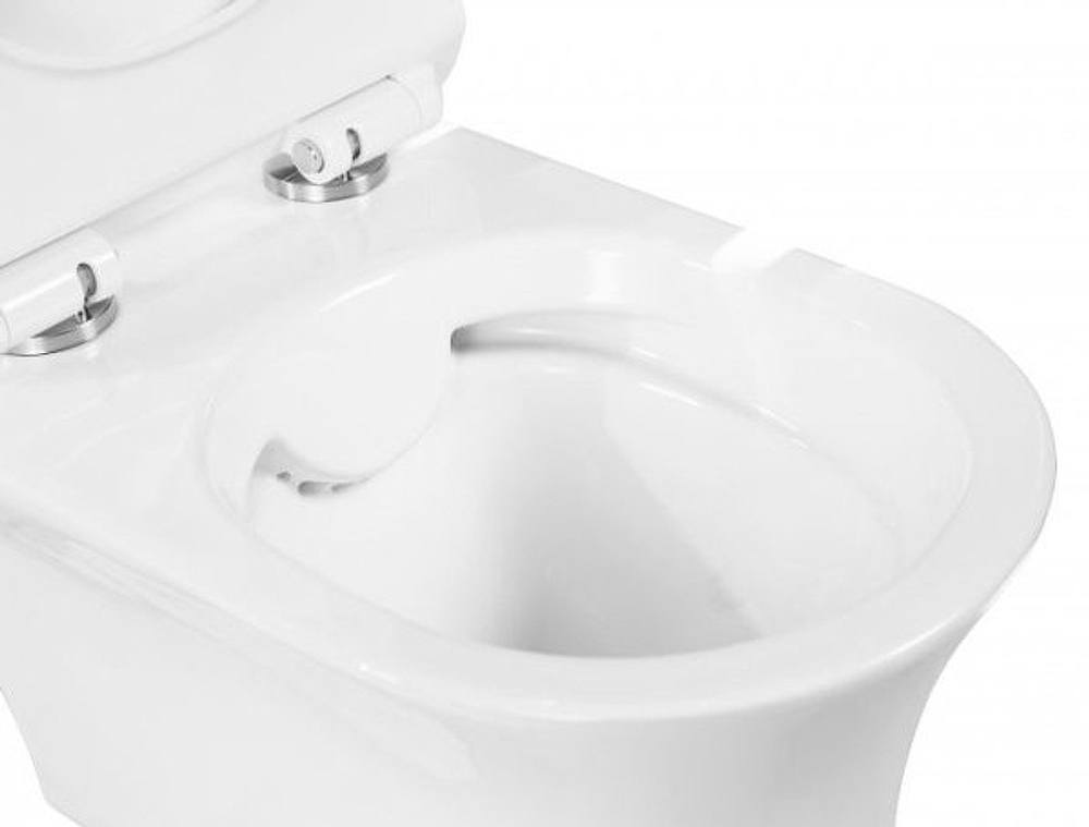 Унитаз BelBagno Ancona BB1224CHR-SM подвесной без сиденья