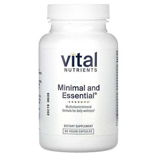 Vital Nutrients, Минимальное и незаменимое, 90 веганских капсул