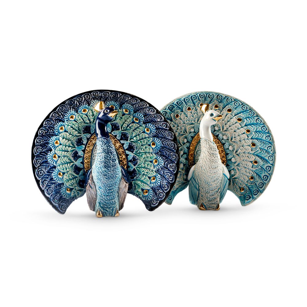 De Rosa Rinconada Статуэтка коллекционная Павлин белый