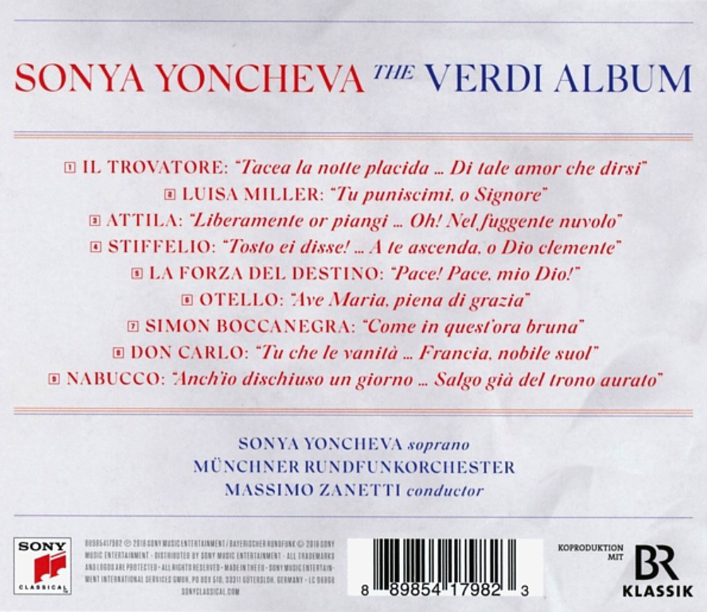 Sonya Yoncheva / The Verdi Album (CD)
