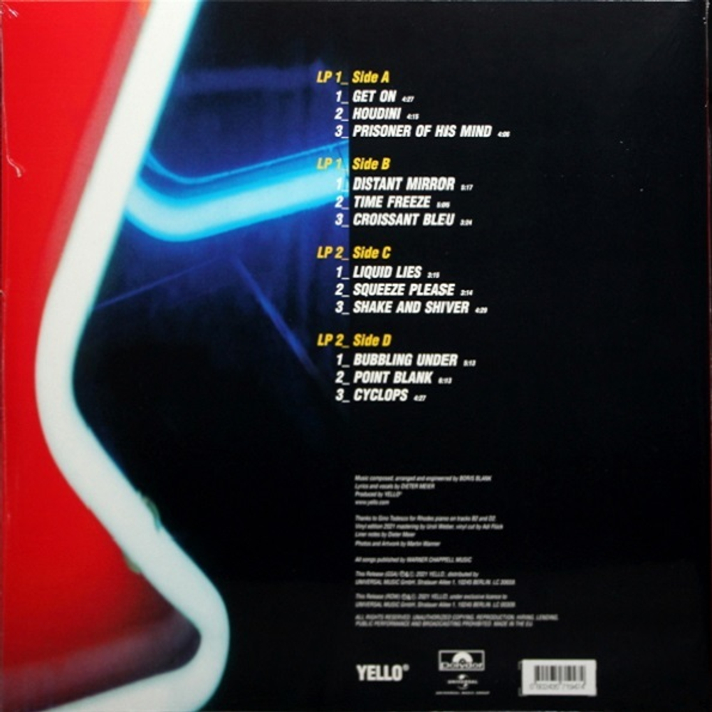Yello / Motion Picture (Limited Edition)(2LP)