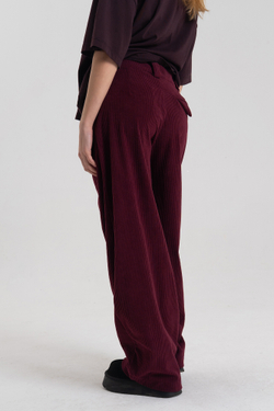 Брюки свободные вельвет