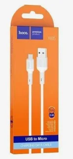Кабель Hoco X65 USB-A to micro USB data cable 1m белый